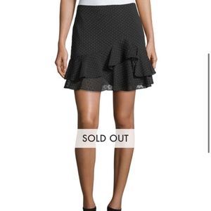 Club Monaco Cetrin Dotted Mini Skirt